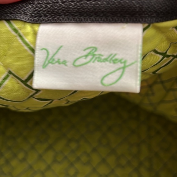 Vera Bradley two strap duffle bag , approx 24” x 12” , green pink - Picture 11 of 13